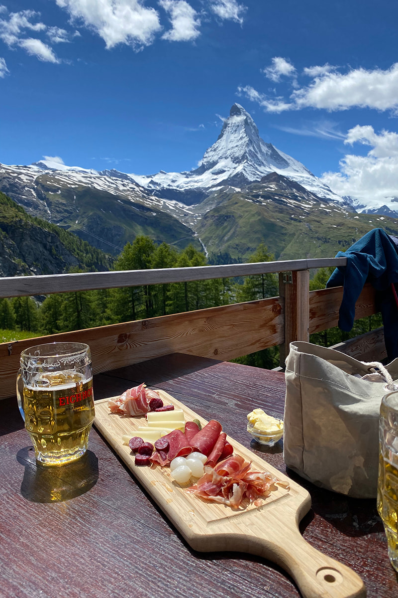 View of the majestic Matterhorn