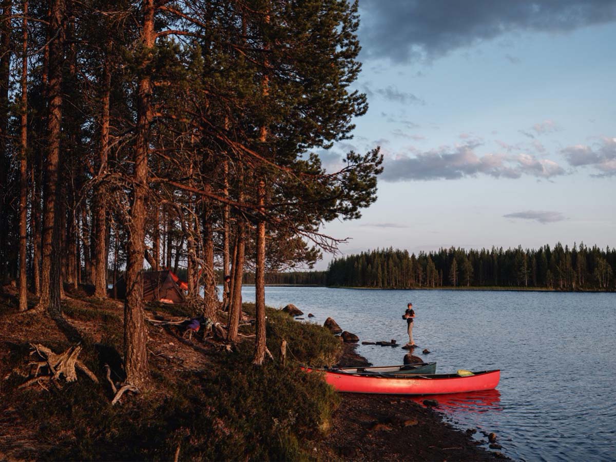 Laponie suédoise - Tour en canoë